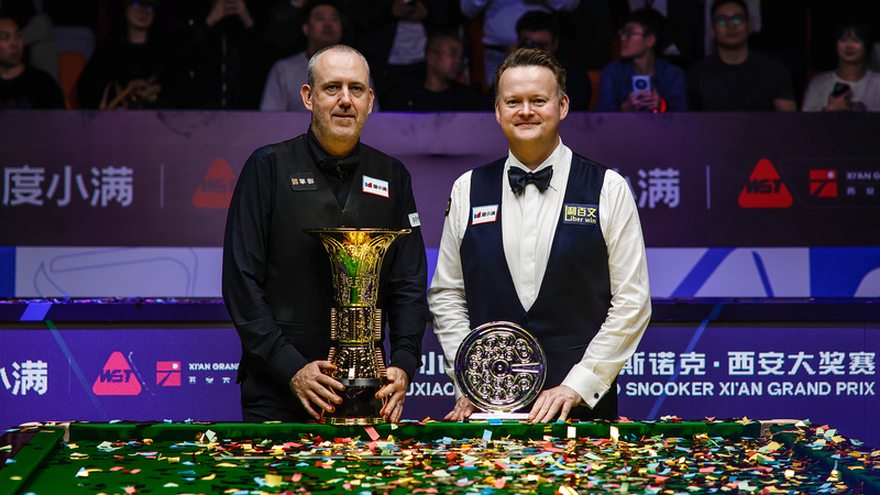 Mark Williams, 50 tuổi, phá kỷ lục bi-a tại Grand Prix Tây An