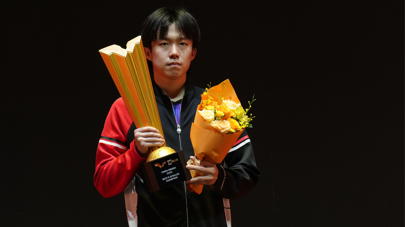 Wang Chuqin giành danh hiệu đơn nam để hoàn tất thắng lợi WTT China Smash Wang Chuqin giành danh hiệu đơn nam để hoàn tất thắng lợi WTT China Smash