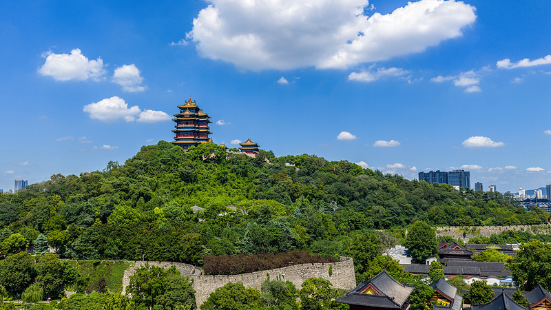 Quang cảnh đường chân trời Nam Kinh trực tiếp từ tháp Yuejiang Quang cảnh đường chân trời Nam Kinh trực tiếp từ tháp Yuejiang video poster