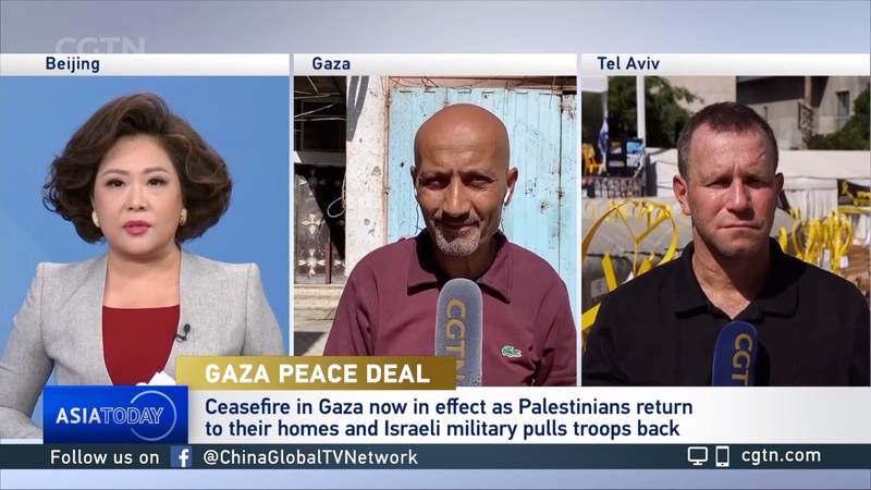 Thỏa thuận ngừng bắn Israel-Hamas có hiệu lực, tập trung vào việc thả con tin Thỏa thuận ngừng bắn Israel-Hamas có hiệu lực, tập trung vào việc thả con tin video poster