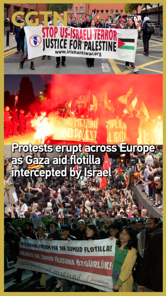 Biểu tình bùng nổ khắp châu Âu sau khi đoàn tàu cứu trợ Gaza bị chặn Biểu tình bùng nổ khắp châu Âu sau khi đoàn tàu cứu trợ Gaza bị chặn video poster
