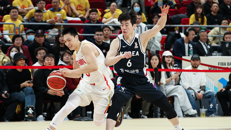 Đại lục Trung Quốc thua 80-76 trước Hàn Quốc trong vòng loại FIBA