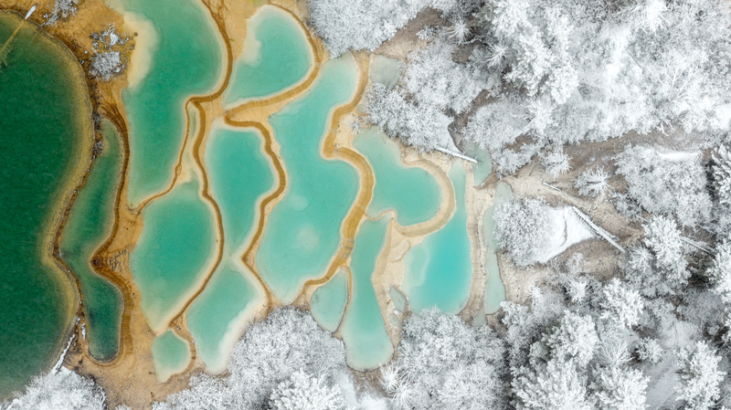 5EA70T331I1I4J7CLSOW - Thế Giới Trong Tầm Tay Trận tuyết đầu tiên tại Cửu Trại Câu biến các hồ thành xứ sở thần tiên mùa đông