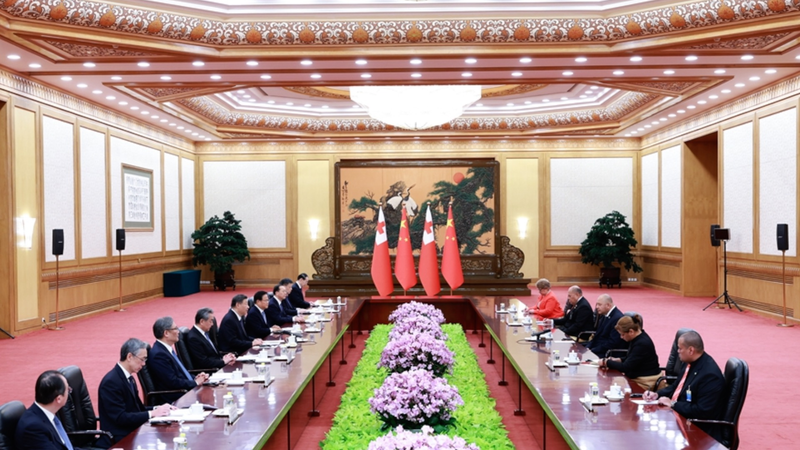 Tập Cận Bình Gặp Vua Tupou VI của Tonga, Cam Kết Tăng Cường Đoàn Kết video poster