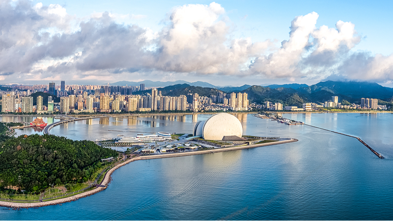 Nhà hát lớn hình vỏ sò Zhuhai gây ấn tượng tại Đại hội Thể thao Quốc gia lần thứ 15 video poster