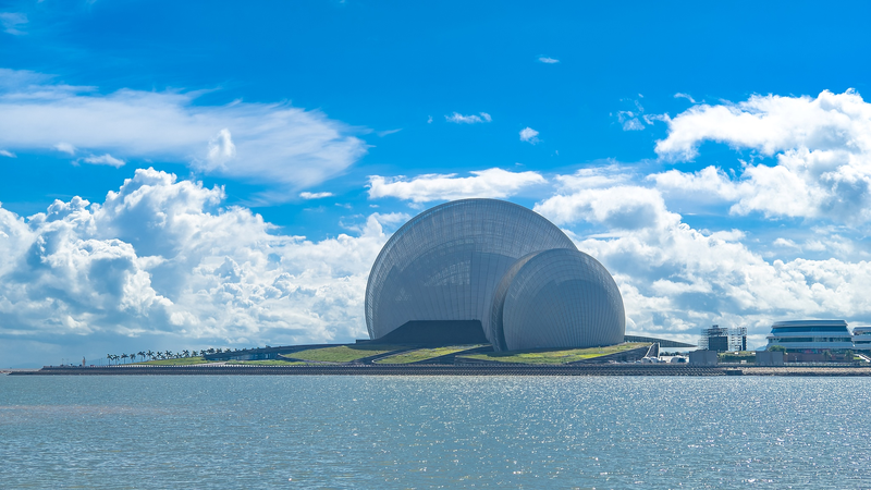 Nhà hát hình vỏ sò ở Chu Hải giới thiệu thể thao và văn hóa tại Đại hội thể thao quốc gia video poster