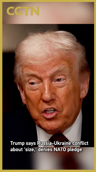 Trump: Quy mô của Nga mang lại lợi thế trong chiến tranh Ukraine, phủ nhận cam kết NATO video poster