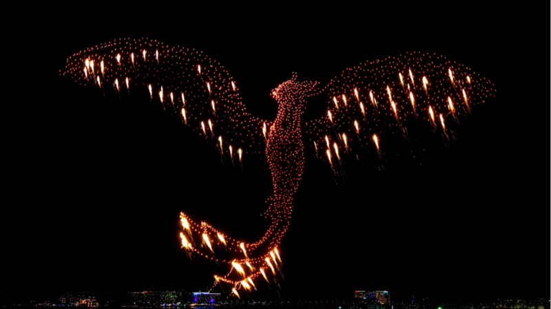 2N1BRK87OQGLGN7CPPKK - Thế Giới Trong Tầm Tay Drone Phoenix Thắp Sáng Ras Al Khaimah, Lập Kỷ Lục Thế Giới Mới