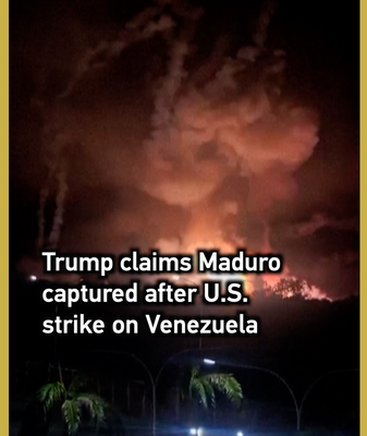 Trump tuyên bố đã bắt Maduro trong cuộc tấn công của Mỹ vào Venezuela video poster