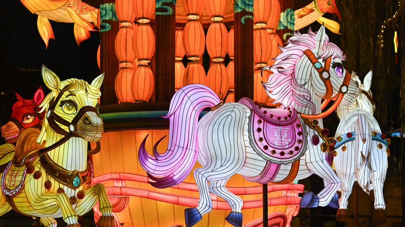 Lễ Hội Đèn Lồng Tần Hoài ở Nam Kinh Thắp Sáng Đếm Ngược Tết