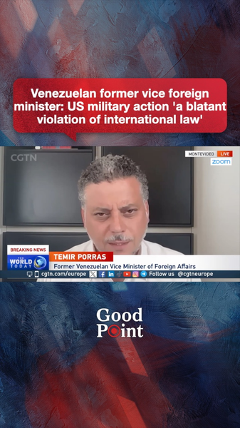 Cựu Thứ trưởng Ngoại giao Venezuela nói cuộc tấn công của Mỹ vi phạm luật quốc tế video poster