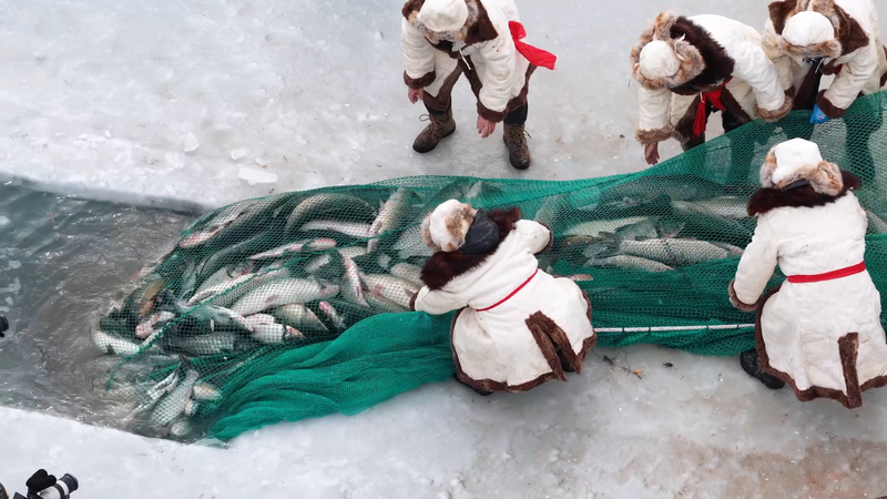 Lễ hội Câu cá Mùa đông tại Hồ Bosten: Truyền thống Gặp Gỡ Niềm Vui Tuyết Trắng video poster