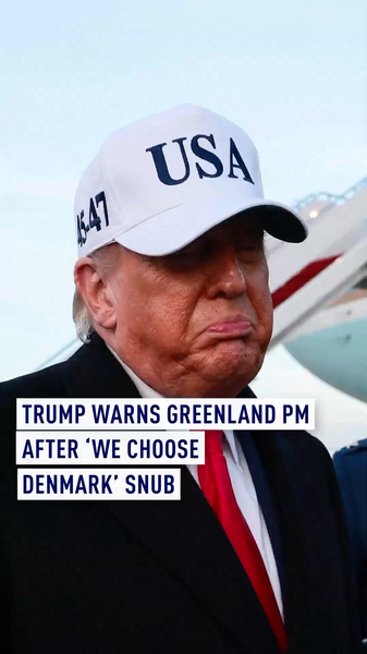 Trump chỉ trích thủ tướng Greenland vì từ chối Đan Mạch trước các cuộc đàm phán tại Washington video poster