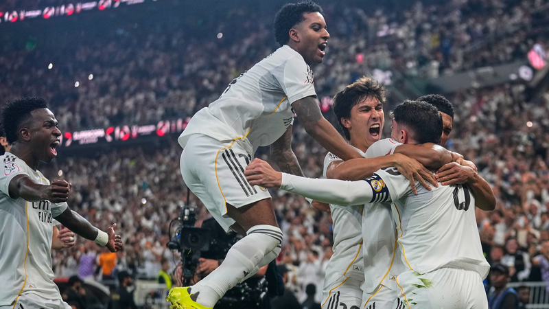 Real Madrid 2-1 Atletico: Valverde & Rodrygo Đưa Real Madrid Vào Chung Kết Siêu Cúp Cùng Barcelona