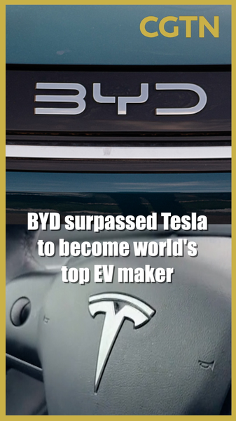 BYD vượt qua Tesla trở thành hãng EV hàng đầu thế giới năm 2025 video poster