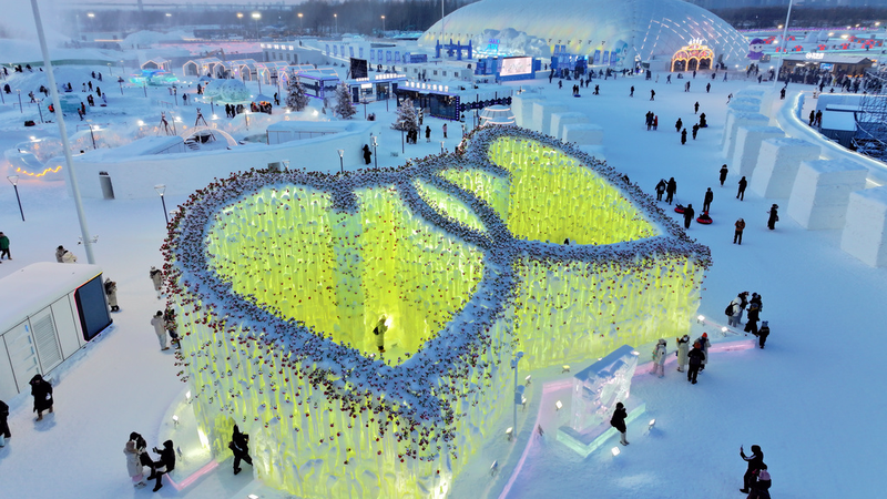 WVJILKXOXOJ692X3DQPZ - Thế Giới Trong Tầm Tay Thác Băng Hoa Hồng: Chuyện Tình Mùa Đông của Harbin Cao 15m